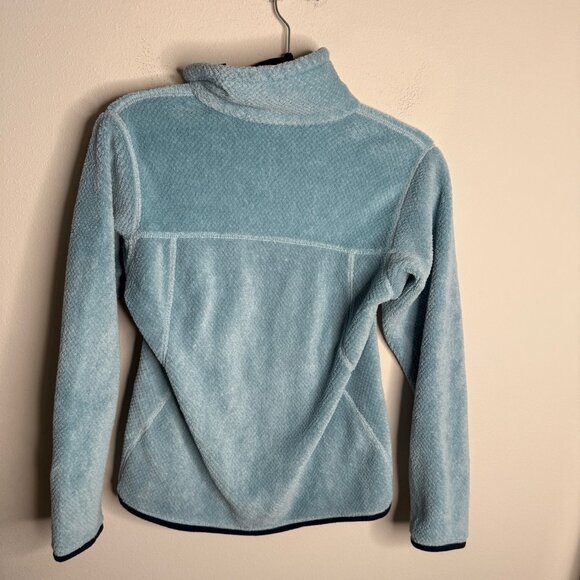 Patagonia Women's Small Blue ReSnap Snap T Fleece Long Sleeve Pocketed Pullover - Picture 3 of 5
